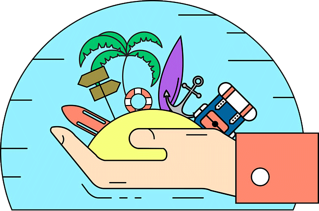 Content Marketing For Lifestyle - Tourism Cute (650x430), Png Download