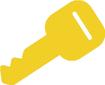Key - Yellow Key Png (400x400), Png Download