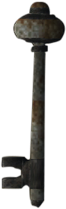 Worn Imperial Key - Old Rusty Key Png (500x500), Png Download