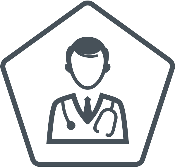 Physician Industry Interction - Doctor Icon Vector (600x600), Png Download