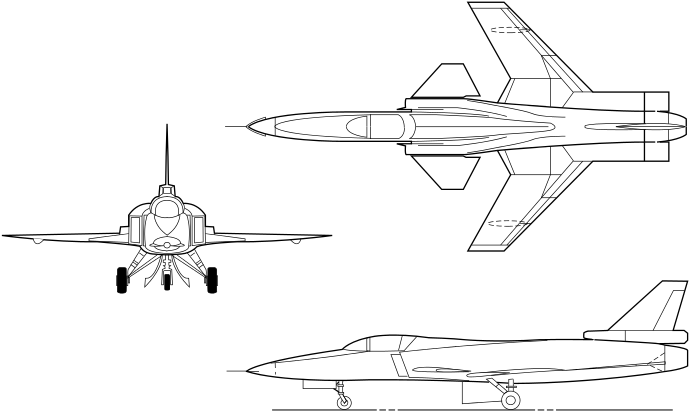 Grumman X 29 Outline - Grumman X 29 (700x421), Png Download