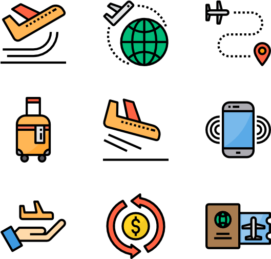 Airport - Tourism (600x564), Png Download