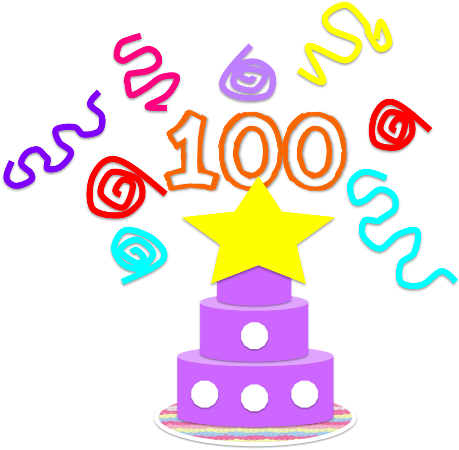 100 Clip Art - Clipart 100 Png (925x907), Png Download