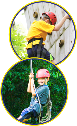 Campers Climbing At Summer Camp Near Frederick, Md - Maryland (312x501), Png Download