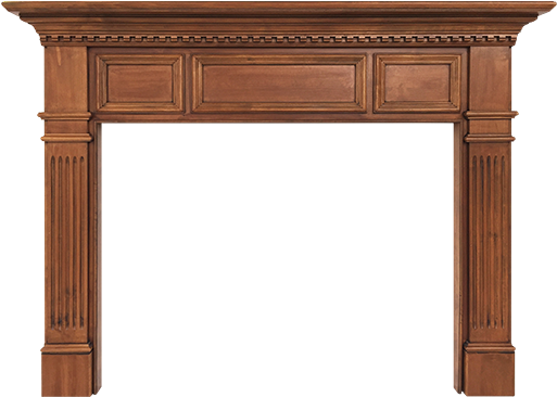 All Mantels Are Made From Scratch To Fit Your Fireplace - Wooden Mantel (525x365), Png Download