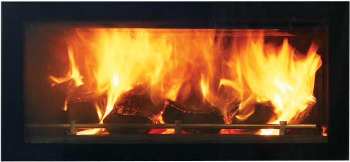 Wood Fire Firebed - Fireplace (947x460), Png Download