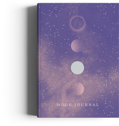 Moon Journal Book - Moon Journal Sandy Sitron (452x440), Png Download