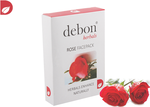 Debon Herbals Rose Face Pack - Debon Herbals Rose Face Pack (50 G)(face Pack ) At (589x419), Png Download