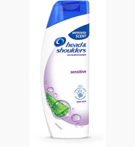 Head & Shoulders Sensitive Shampoo 250ml - Head And Shoulders Shampoo 2 In 1 (460x500), Png Download