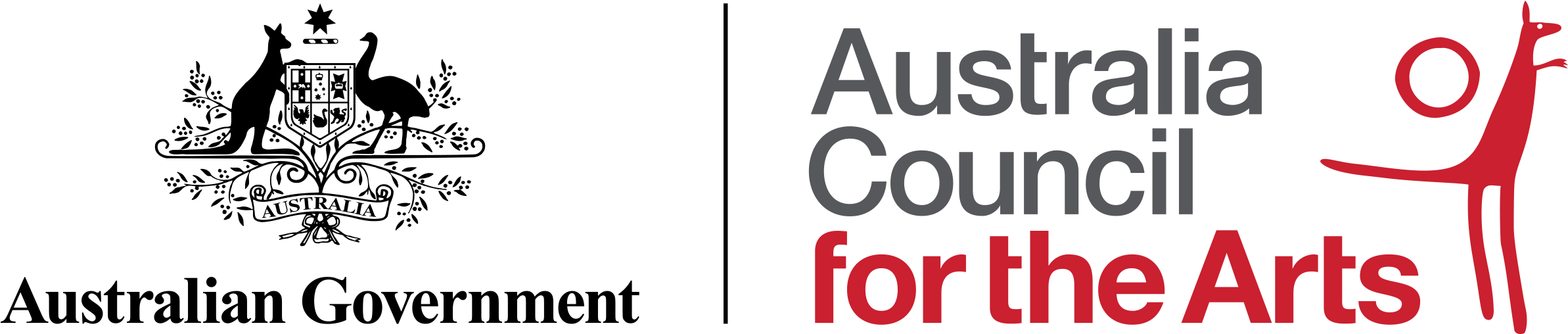Australia Council Logo Horizontal Large Rgb - Australia Council Of The Arts (2401x509), Png Download