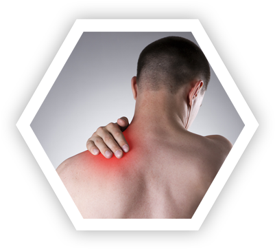 Pain Neck Shoulders - Triggerpoint Man (400x400), Png Download