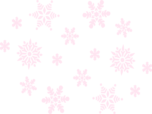 Christmas White Snowflakes Png (600x451), Png Download