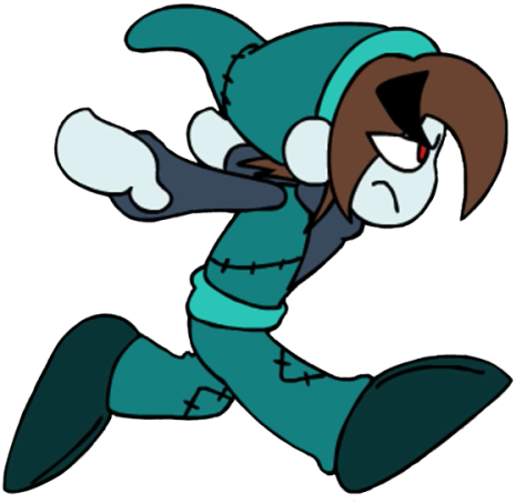 Have A Kirbopher Naruto Running Onto Your Dash And - Person (500x500), Png Download