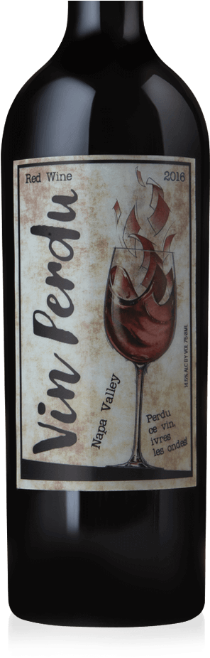 Vin Perdu - Wine (400x948), Png Download