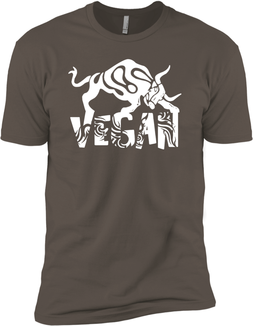 Vegan Tribal Charging Bull - Econ Meme T Shirt (1155x1155), Png Download