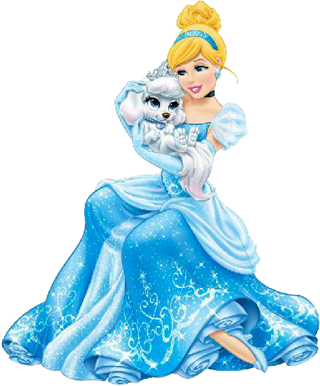 Cinderella With Palace Pet - Disney Palace Pets Princess Cinderellas Puppy Pumpkin (475x568), Png Download