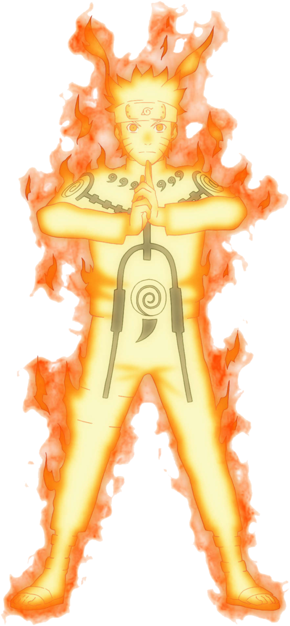 675kib, 619x1290, Lightbulb - Naruto Tailed Beast Chakra Mode (619x1290), Png Download
