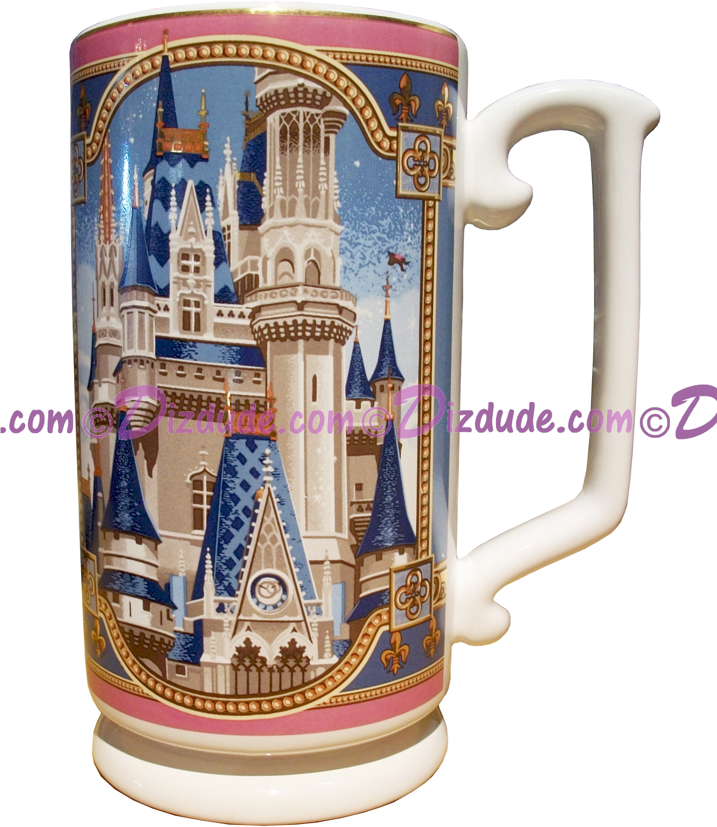 Disney Theme Parks Castles Collection Cinderella's - Disney World Disneyland Castles Salad Plate Set (1400x1743), Png Download