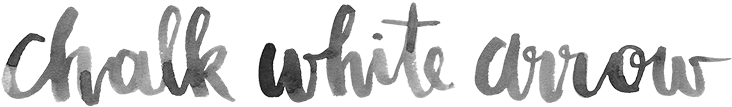 Chalk White Arrow - Calligraphy (900x202), Png Download