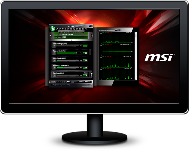 Msi Afterburner Overclocking Tools Foreground - Gtx 580 Msi Afterburner (629x501), Png Download