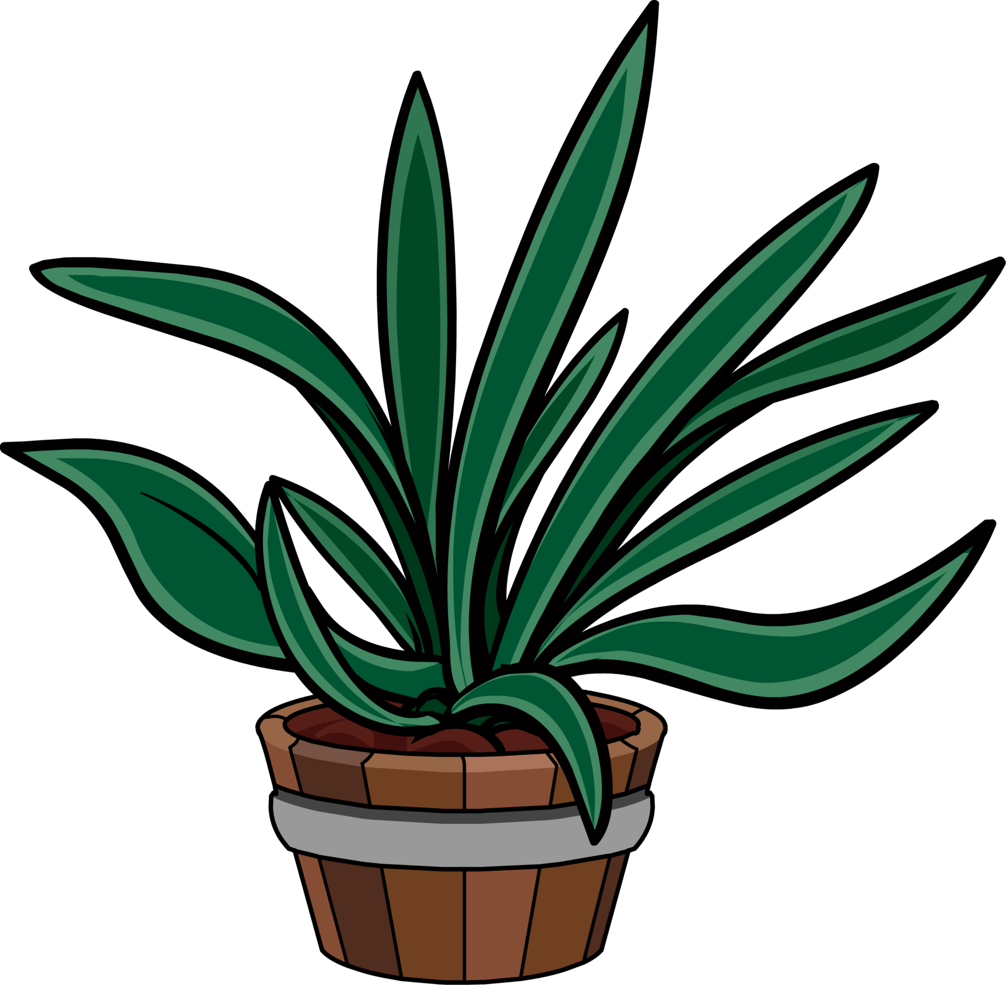 Spikey Plant - Portable Network Graphics (2000x1957), Png Download