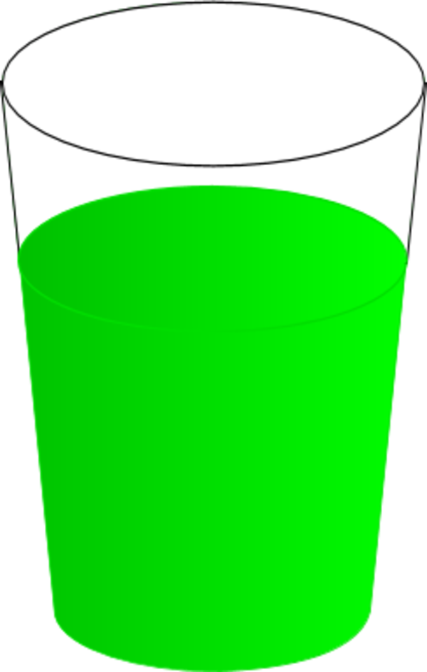 Drinking Glass Cup With Red Punch - Drinking Glass Clip Art (600x944), Png Download