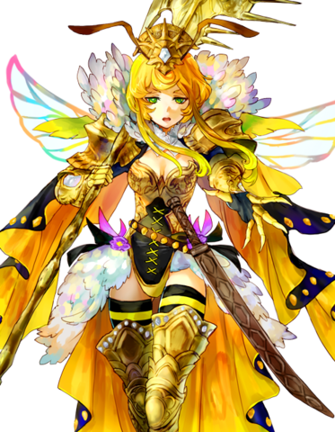Killer Bee Queen Full Render - Ayakashi Ghost Guild Egypt (373x480), Png Download