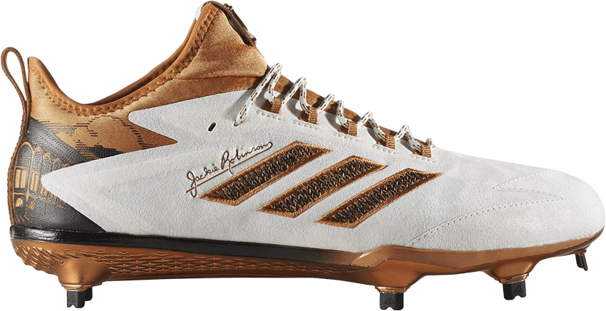Adizero Afterburner 4 'jackie Robinson' - Jackie Robinson Adizero Afterburner 4 (850x437), Png Download