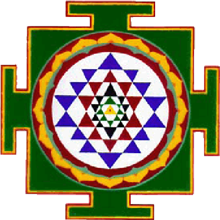 Sri Yantra - Sacred Geometry Sri Yantra (450x450), Png Download