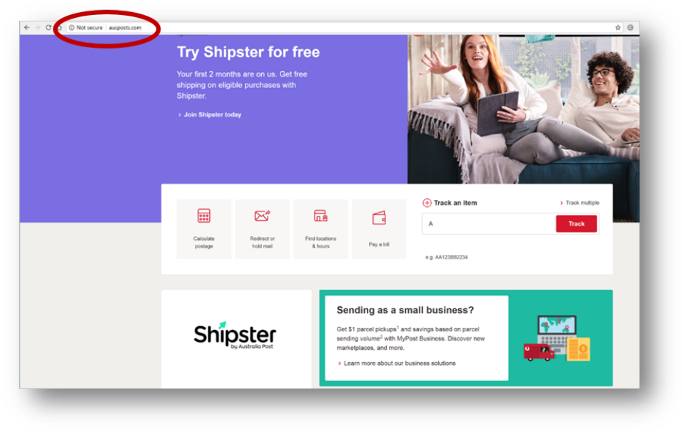 Landing Page That The Phishing Email Navigates Customers - Email (970x616), Png Download