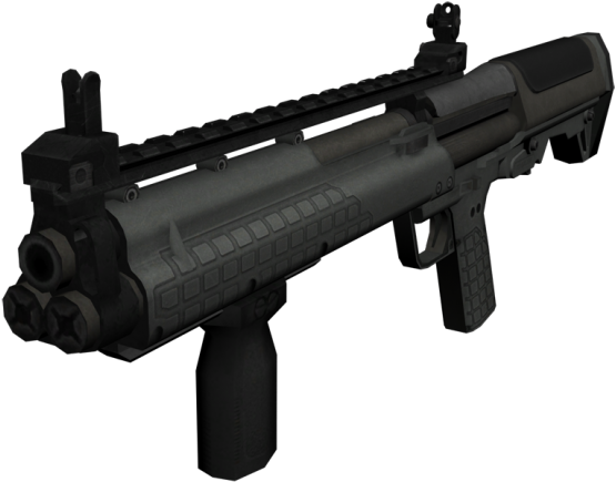 Kel-tec Ksg Escopeta Modelo 3d - Keltec Bull Pup Shotgun (580x442), Png Download