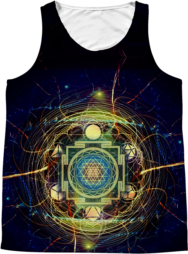 Sri Yantra Tank Top - Mandala (1024x1024), Png Download