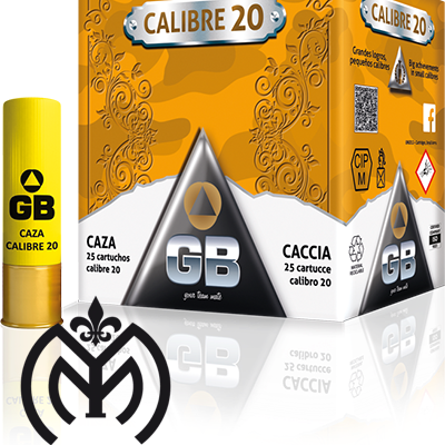 Caartucho Gb Calibre20 - Cartuchos De Caza Superrapid (400x400), Png Download