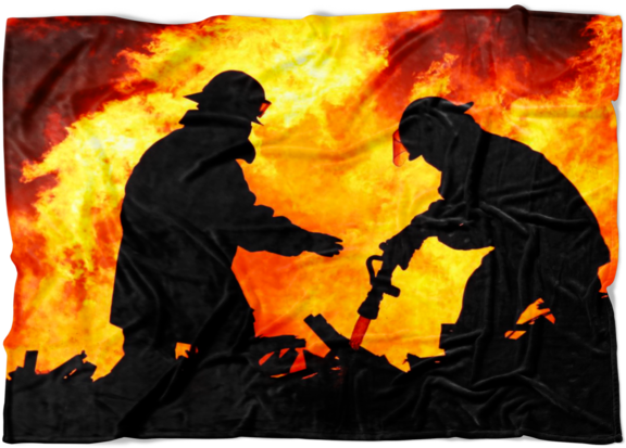 Putting Out The Fire Firefighter Blankets - Dryer Fires (580x580), Png Download