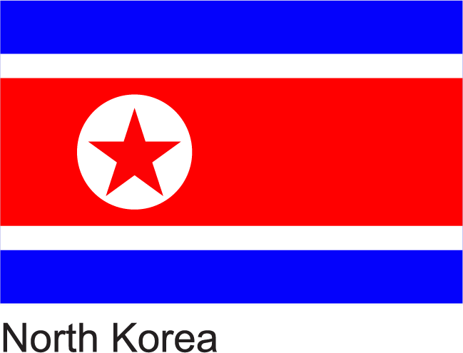North Korea Flag Vinyl Decals, North Korea, Flags, - Microsoft Powerpoint (649x495), Png Download