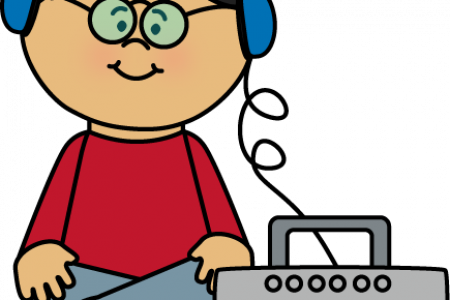 Listening To Headphones Clipart Clipartxtras - Listen To Music Clipart (450x300), Png Download