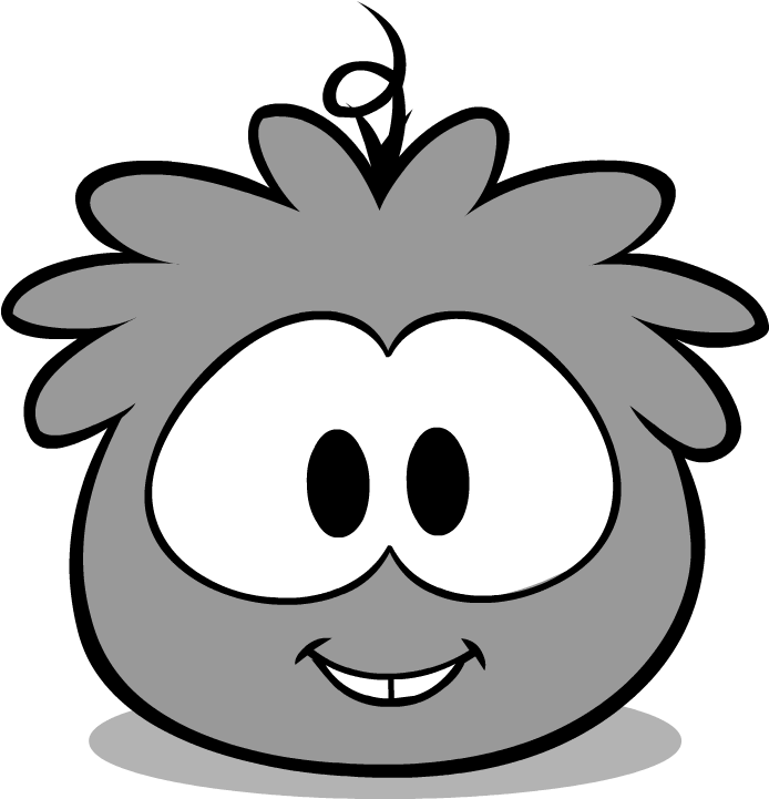 Puffle Hat Swingbattabattahat Grey Puffle - Club Penguin Grey Puffle (720x720), Png Download