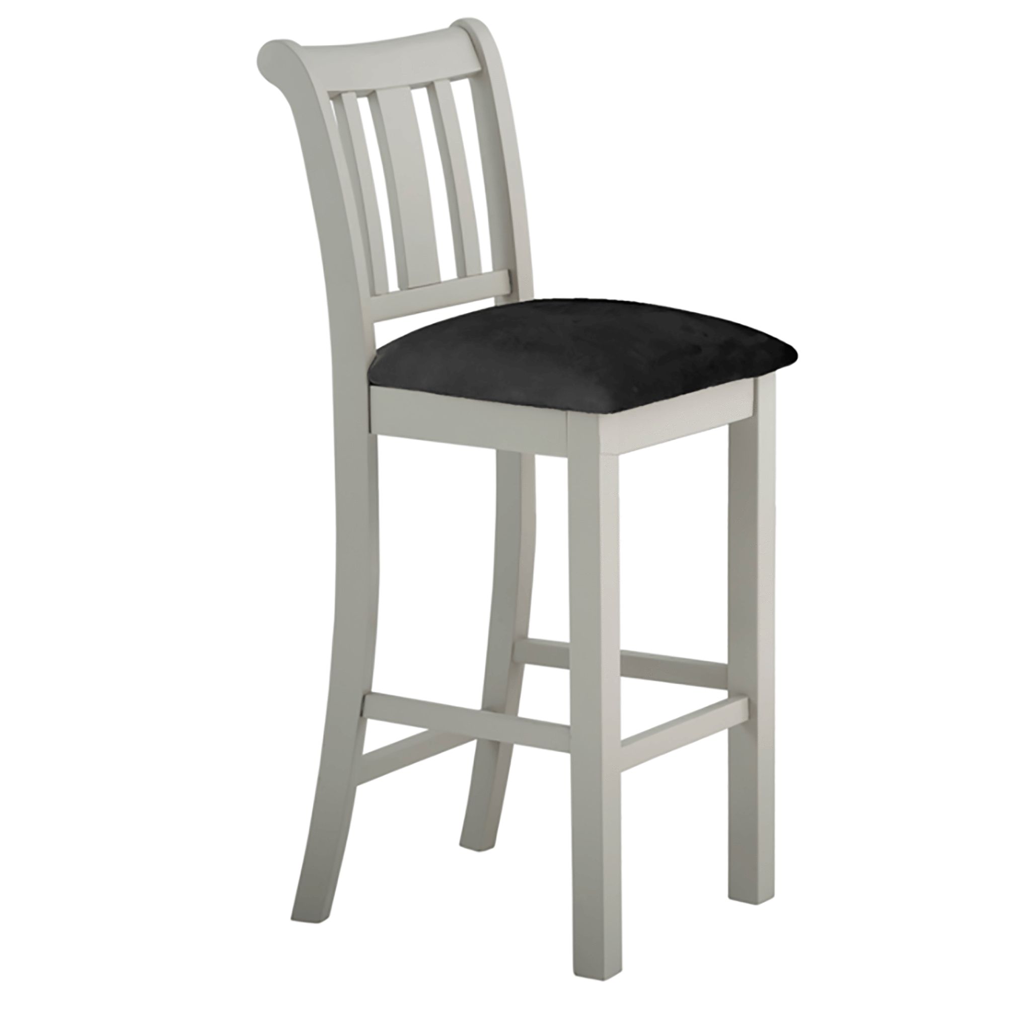 Padstow Grey Bar Stool - Bar Stool (2046x2046), Png Download