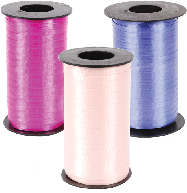 3/16” X 500 Yds Solid Curling Ribbon - S Walter Packaging (700x700), Png Download