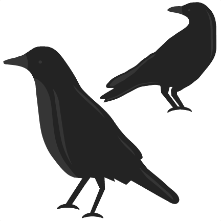 Crow Clipart Design - Clip Art (432x432), Png Download