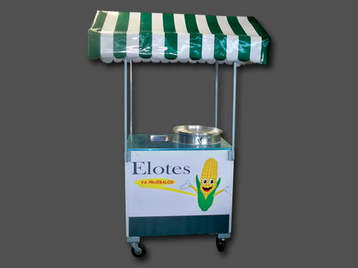 Carritos Para Elotes - Car (510x382), Png Download