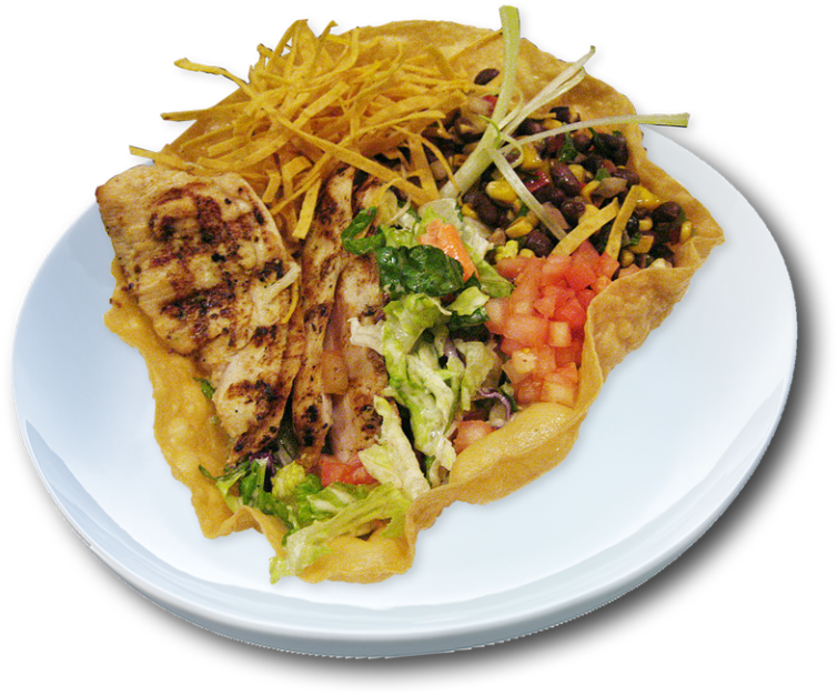 Caesar, Crispy Or Grilled Chicken Salad - Sweet And Sour (768x664), Png Download