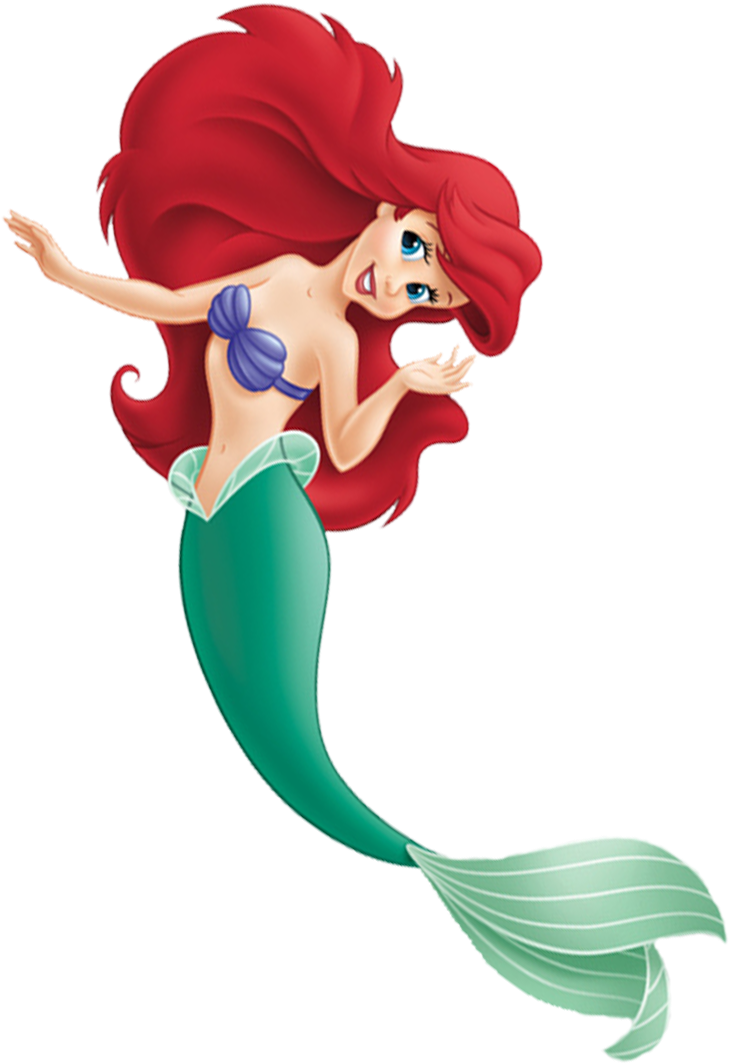 Princesas Da Disney - Vector De La Sirenita Disney (787x1181), Png Download