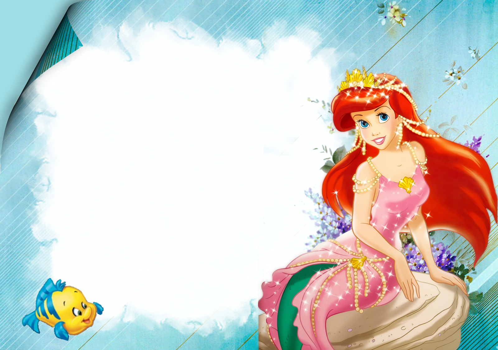 Princess Frame And Border (1600x1125), Png Download
