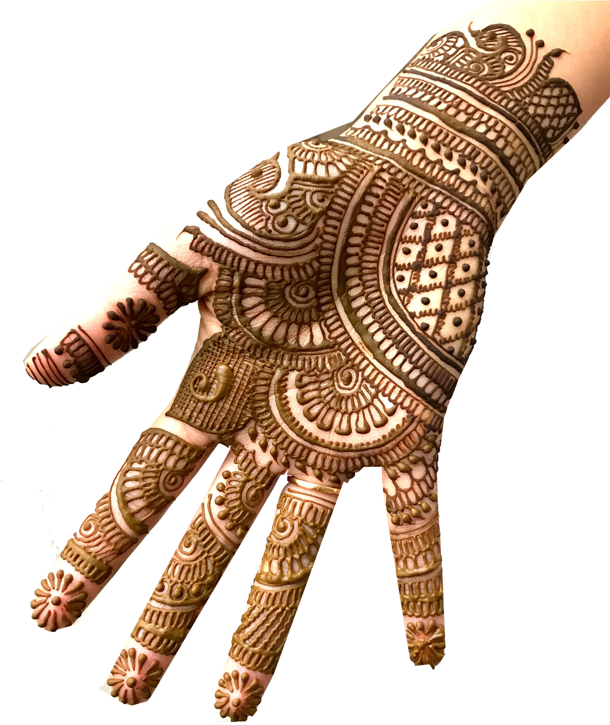 Easy Mehndi Designs For Karwa Chauth (1200x1508), Png Download