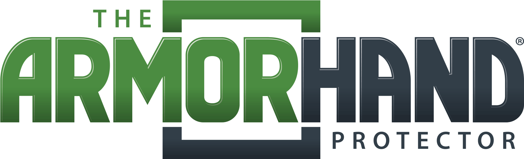 Armor Hand Protective Glove Logo - Glove (1920x672), Png Download