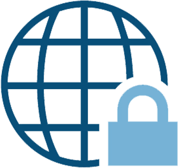 Cybersecurity - Globe Icon Png (376x376), Png Download