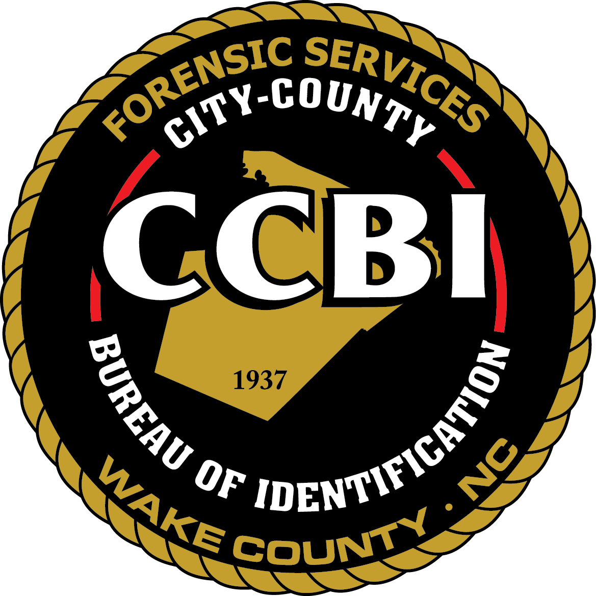 Ccbi Patch Blkgold Graphic Outlines - Wake County Ccbi (1169x1169), Png Download