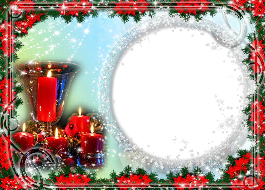 6 Hermosos Marcos Para Fotos De Navidad Frame Christmas Full Size Png Download Seekpng