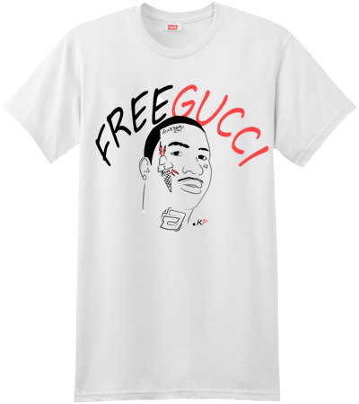 Custom Screen Printed Hanes T-shirt - See Both Sides Like Chanel Shirt (400x450), Png Download
